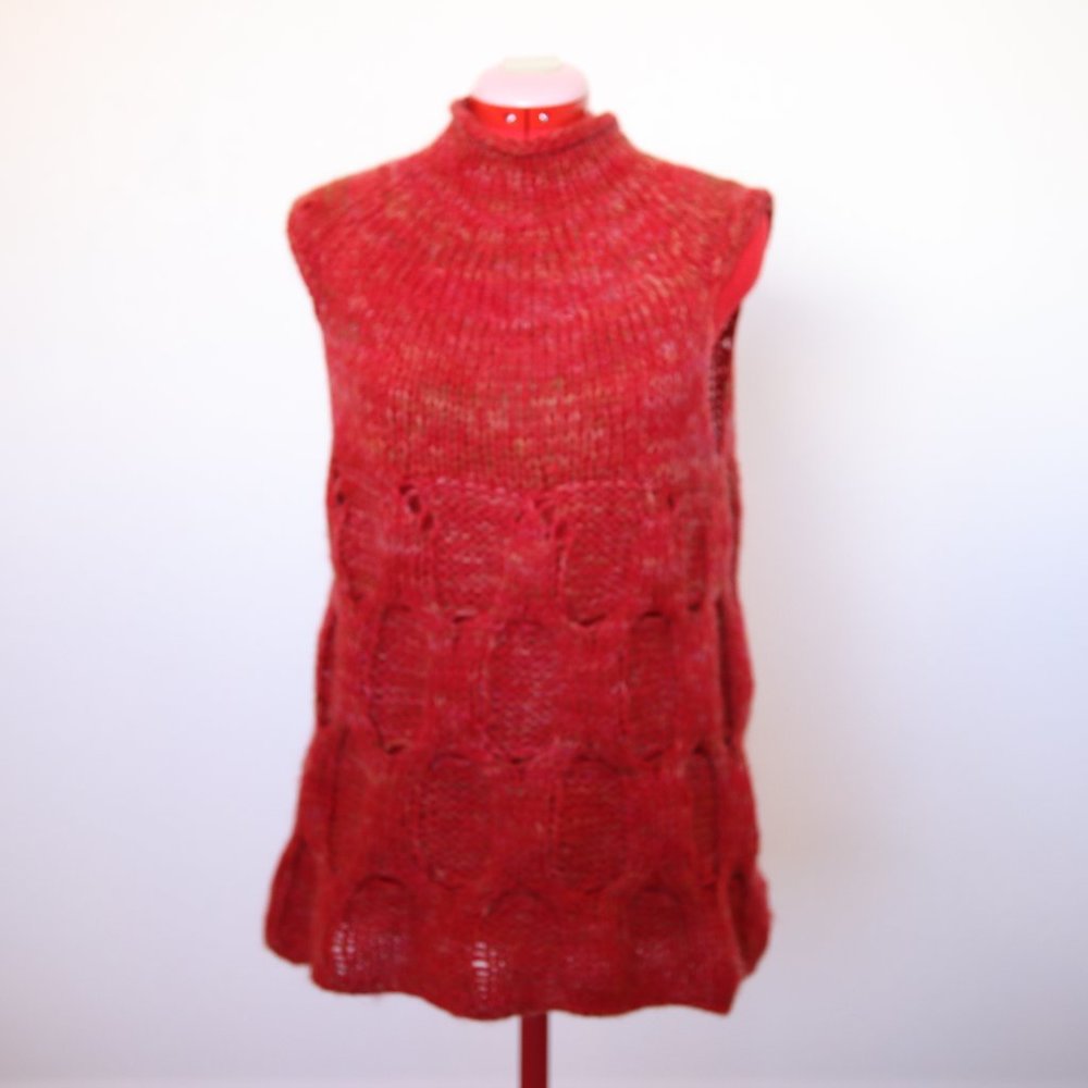 Hand knitted tunic